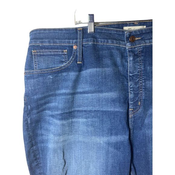 Madewell Petite Curvy High-rise Skinny Jeans In Moreaux Wash Size 37 NWT - Picture 3 of 10